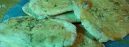 лепешка с травами. Шаг 10