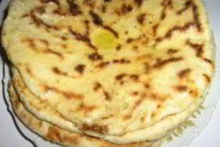 Рецепт лепешек на кефире на сковороде хычины с фаршем и зеленью