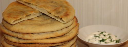 лепешки на кефире с сыром. Шаг 10