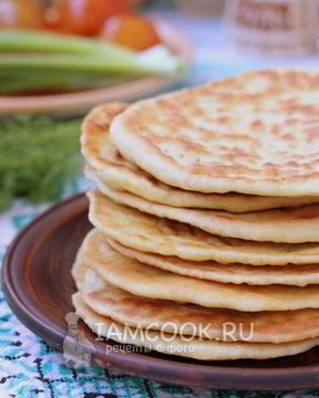 Лепешки на кислом молоке на сковороде