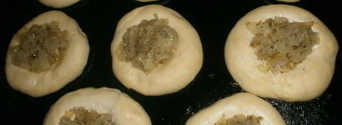 лепешки с луком и маком. Шаг 8