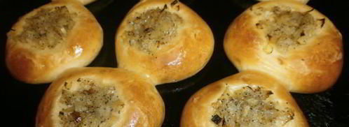 лепешки с луком и маком. Шаг 10