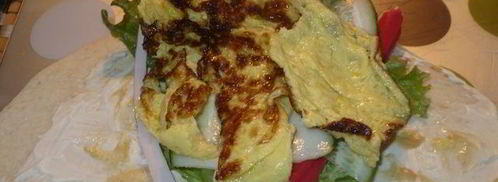 лепешки с салатиком. Шаг 5