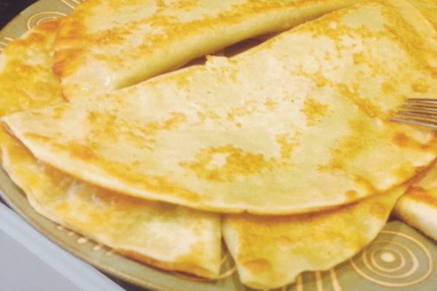 Рецепт лепешек с сыром на сковороде