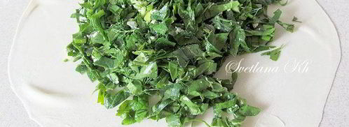 лепешки с зеленью по-кавказски. Шаг 6