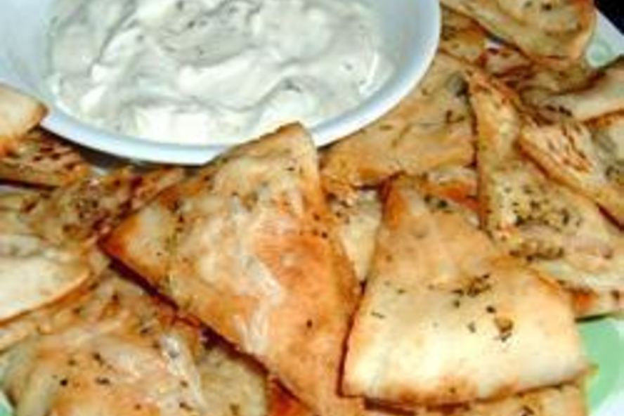 Рецепт питы с чесноком