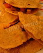 Рисовые лепешки с начинкой из грибов