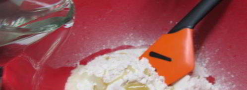 слоеные лепешки с зеленым луком. Шаг 4