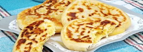 сырные лепешки на кефире на сковороде. Шаг 14