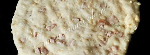 сырные лепешки с ветчиной. Шаг 8