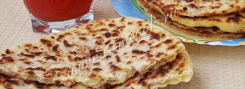 сырные лепешки с ветчиной. Шаг 10