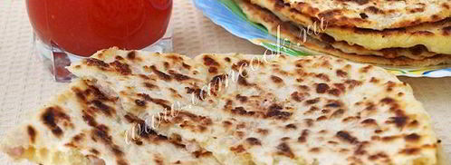 сырные лепешки с ветчиной. Шаг 11