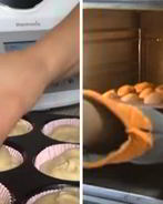 Клубничные маффины