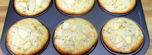 лавандово-яблочные маффины. Шаг 8