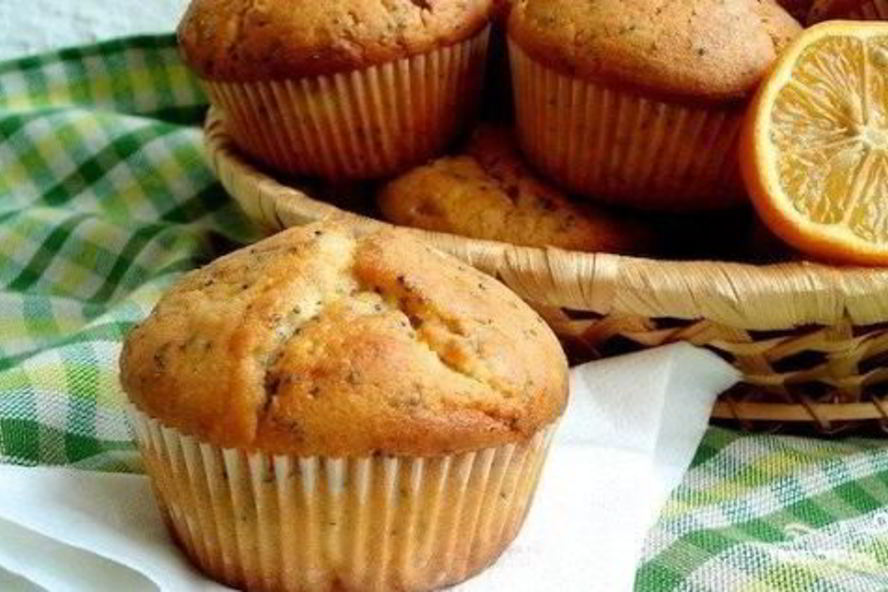 Рецепт лимонно-маковых маффины