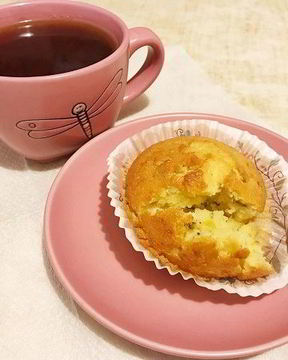 Лимонно-мятные маффины на сметане