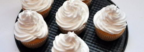 лимонные маффины с курдом и меренгой. Шаг 6