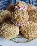 Лимонные маффины со штрейзелем