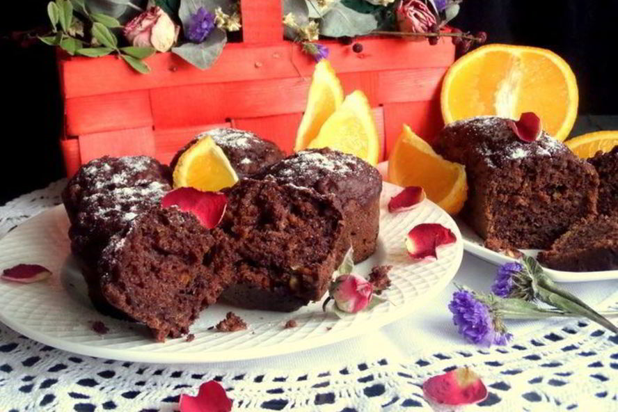 Рецепт маффинов с апельсином и бананом