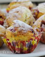 Маффины с малиной