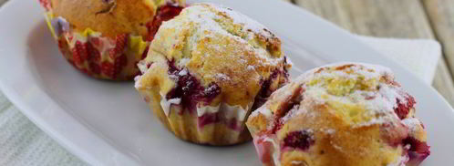 маффины с малиной. Шаг 12