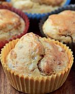 Маффины с цесаркой и беконом