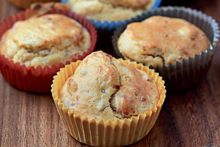 Рецепт маффинов с цесаркой и беконом