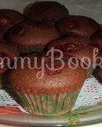 Маффины шоколадно-вишневые