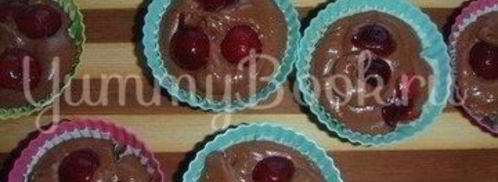 маффины шоколадно-вишневые. Шаг 6