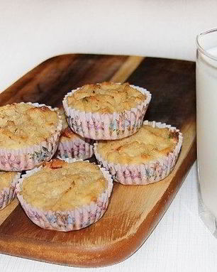 Маффины творожные с бананом