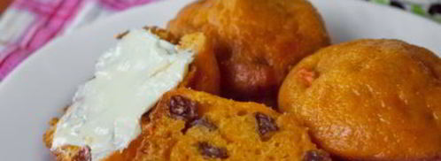 морковные маффины с изюмом. Шаг 7