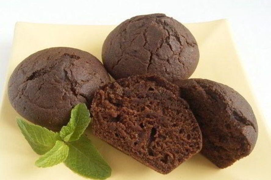 Рецепт мятна-шоколадных маффины