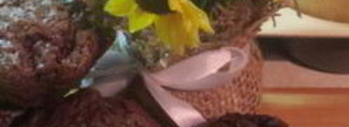 очень шоколадные маффины с кусочками бананов внутри. Шаг 13