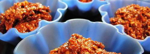 шоколадно-орехово-вишневые маффины. Шаг 7