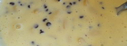 шоколадные маффины с миндалем и сливочным сыром. Шаг 4