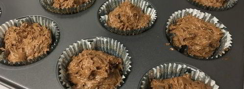 шоколадные маффины. Шаг 8