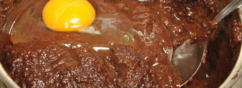 шоколадные заварные маффины. Шаг 7