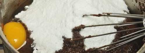 шоколадные заварные маффины. Шаг 8