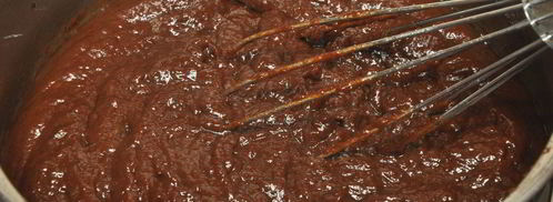 шоколадные заварные маффины. Шаг 9