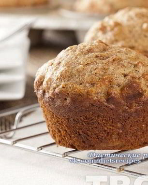 Цельнозерновые маффины с морковью и отрубями