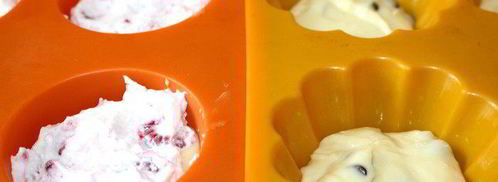 творожные маффины с малиной. Шаг 5