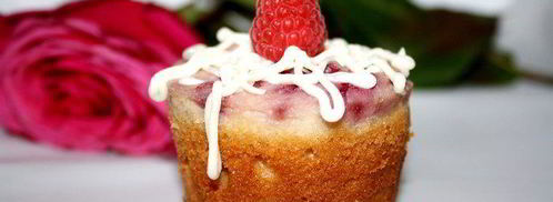 творожные маффины с малиной. Шаг 6