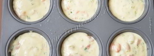 закусочные маффины с семгой. Шаг 9