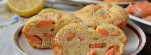 закусочные маффины с семгой. Шаг 12