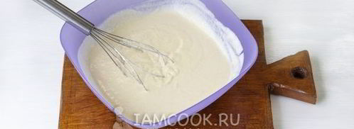 классический манник на кефире. Шаг 9