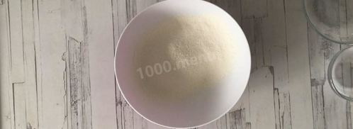 манник без молока на сметане. Шаг 5