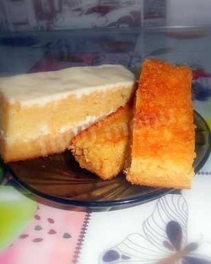 Манник на кефире без муки