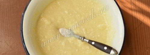 манник на кефире с творогом. Шаг 6