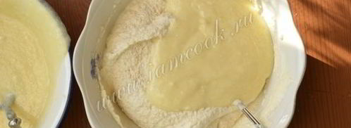 манник на кефире с творогом. Шаг 7