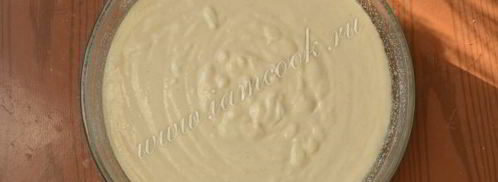 манник на кефире с творогом. Шаг 9